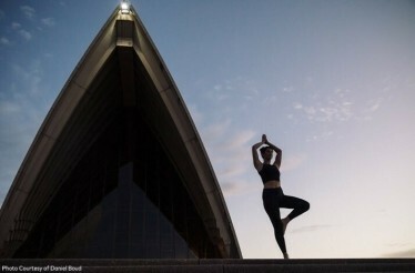 Relax and recharge with a virtual yoga class at the Sydney Opera House