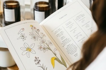 Women is reading a book at Perfumed Prague