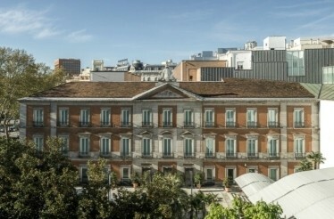 Madrid's Thyssen-Bornemisza Museum in the day light.
