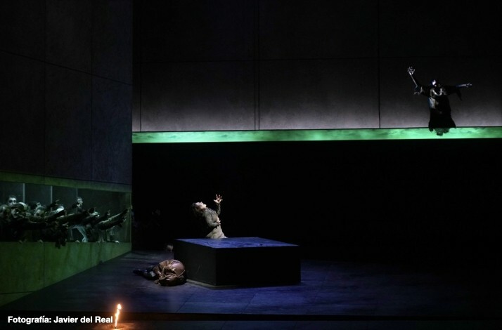 Dramatic scene from Il trovatore by Italian composer Giuseppe Verdi. Photo by Javier del Real.