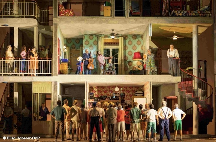 Performance of Il Barbiere di Siviglia at Teatro Real. Photo by Elisa Haberer