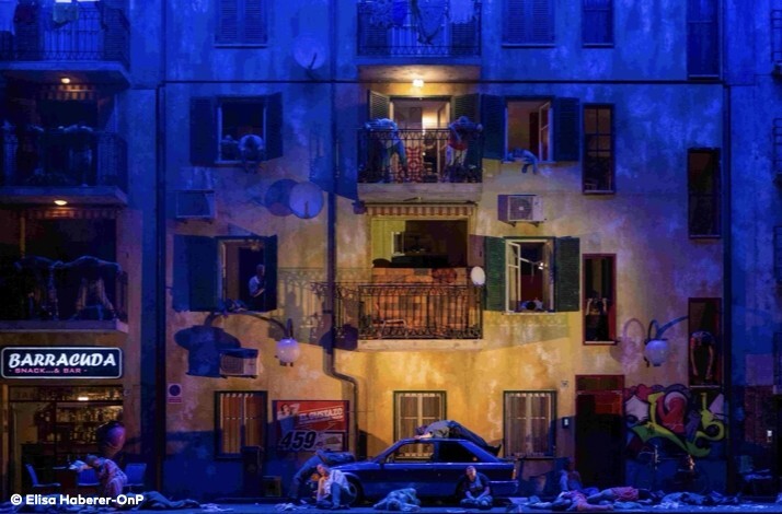 Performance of Il Barbiere di Siviglia at Teatro Real. Photo by Elisa Haberer
