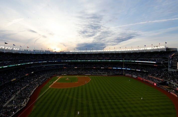 Baseball field of the Yankee Stadium