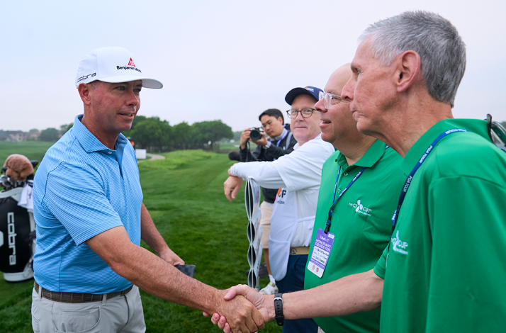 Walk 18 holes with a TOUR pro during THE CJ CUP Byron Nelson