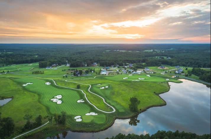 Aerial view of The Federal Club