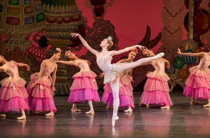 An Scene from a Ballet performance from The Nutcracker