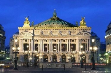The Palais Garnier is a historic 1,979-seat opera house at the Place de l'Opéra.