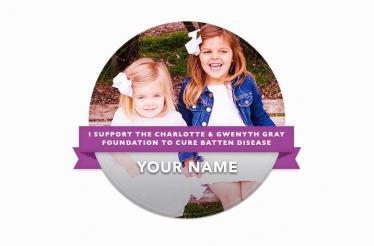Cure Batten Charitable Donation Fan Badge