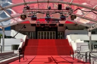 Cannes Film Festival empty red carpet