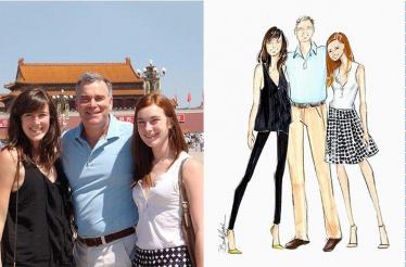 Portrait of Your Family by a Celebrated Fashion Illustrator