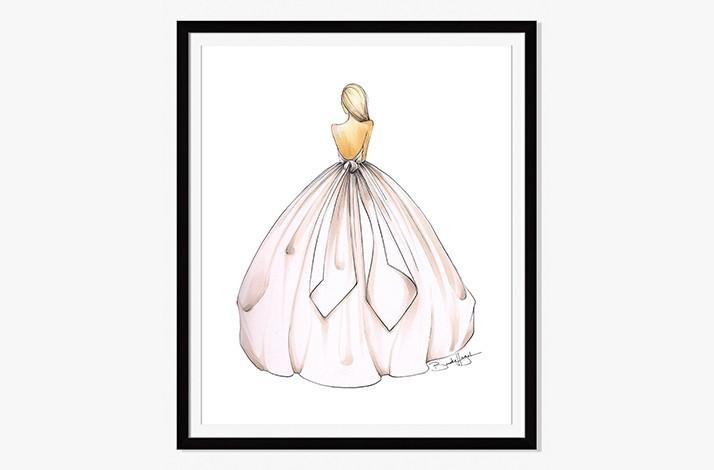 “Gwen”: Fashion Illustration by Artist Brooke Hagel (1)