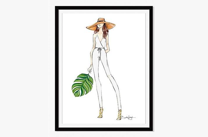 “Kay”: Fashion Illustration by Artist Brooke Hagel (1)