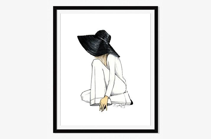 “Miriam” Fashion Illustration by Brooke Hagel (1)
