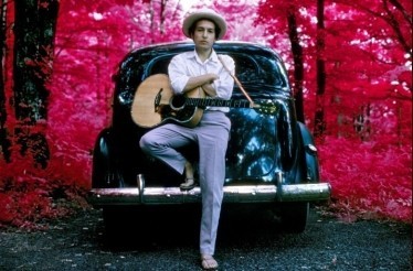 Bob Dylan Infrared Woodstock Portrait in 11