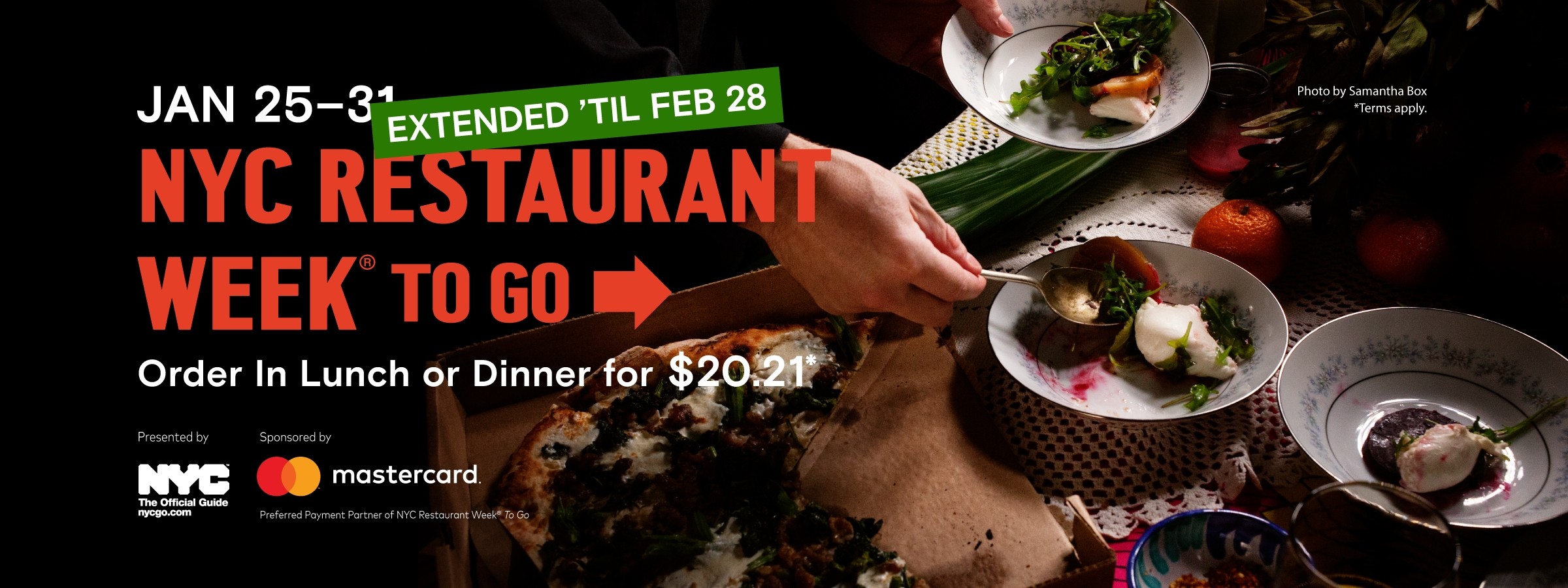 Bring Your Favorite Restaurants Home with Mastercard®: In New York, New York