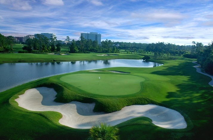  View at the Waldorf Astoria Orlando premier golf resort and course.