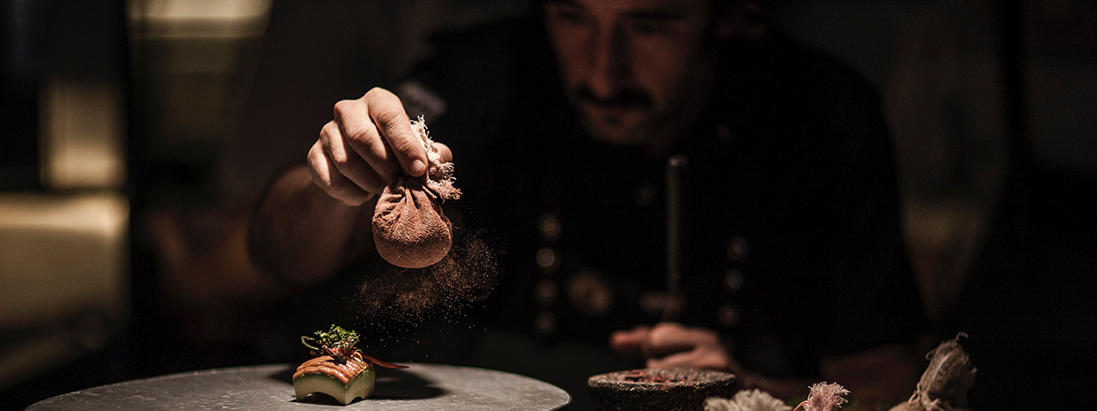 Journey to Madrid's DSTAgE with two Michelin star chef Diego Guerrero's aubergine recipe: In Barcelona, Spain