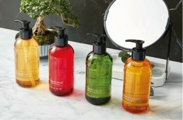 Different types of Thann shower gels 