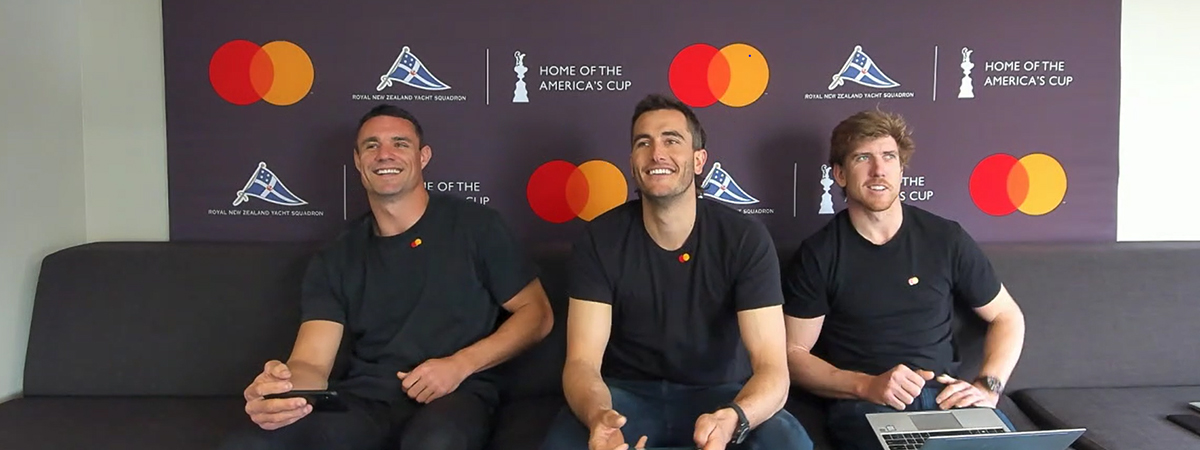 Sailing greats Peter Burling and Blair Tuke take the digital helm with rugby champ Dan Carter: In Wanaka, New Zealand