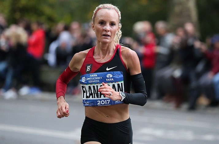 Train with running legend Shalane Flanagan and hear her new mantra: In New York, New York