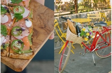Cycling Excursion and Lunch at Clif Family Winery’s Tasting Room: Saint Helena, California