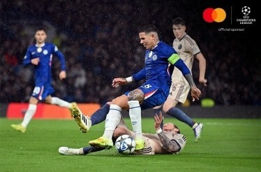 Image from a match Chelsea FC versus AFC Ajax during UEFA Champions league.