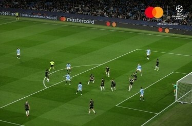 Players of Real Madrid and Manchester City photographed during an UEFA Champions League match