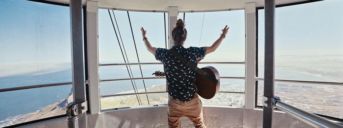 Fall in love with Cape Town from the Table Mountain Cable Car alongside artist Jeremy Loops: In Cape Town, South Africa