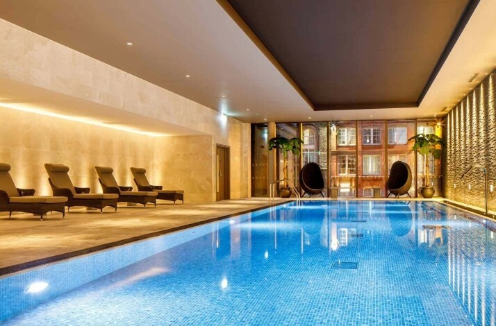 Indoor swimming pool at a Royal Birkdale Golf Club.