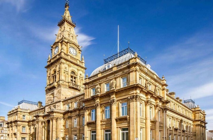 Architecture of the Royal Birkdale Golf Club building.
