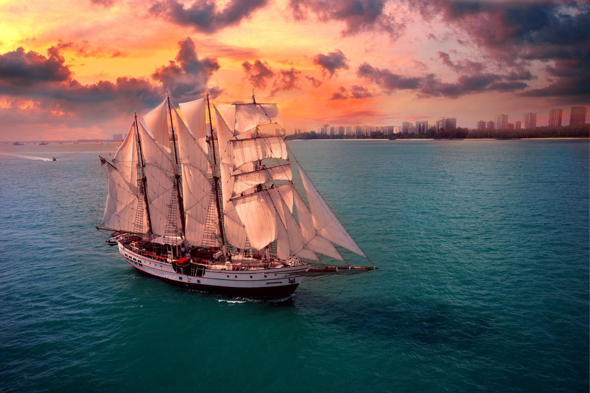 Swoon over a sunset sail on a Singapore tall ship