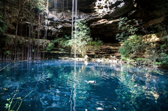 Priceless  Dive into the stunning depths of Cenote Xocempich: In 