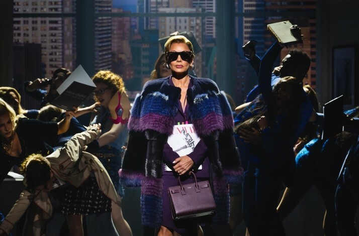 Image from the musical production of The Devil Wears Prada