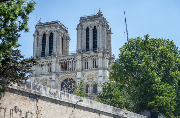 A historical view in Paris.