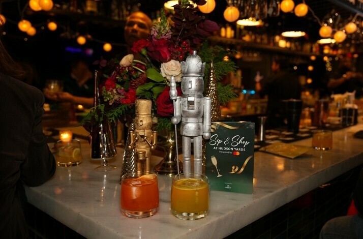 Nutcracker figurines at Sip & Shop at Hudson Yards