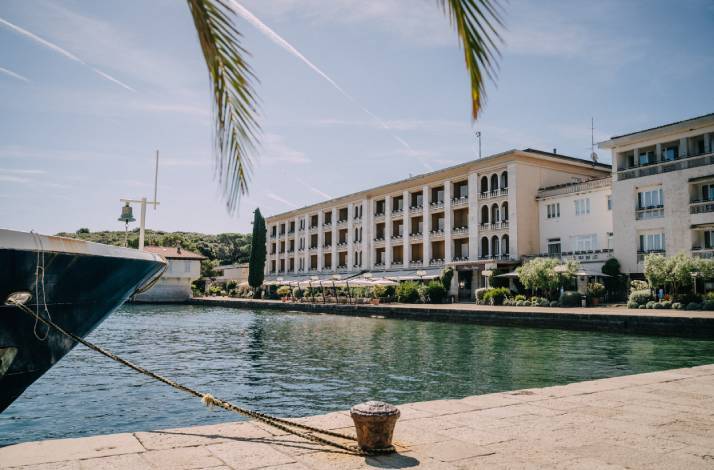 Hotel Neptun located in the Brijuni National Park, Croatia.
