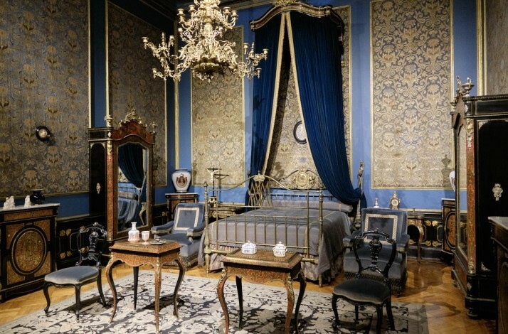 One of the exhibition rooms at the Chapultepec Castle, Mexico City.
