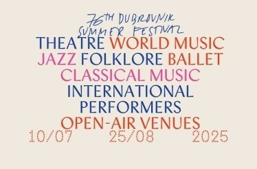 The promotional banner of the Dubrovnik Summer Festival