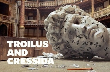 Promotional banner for Troilus and Cressida.