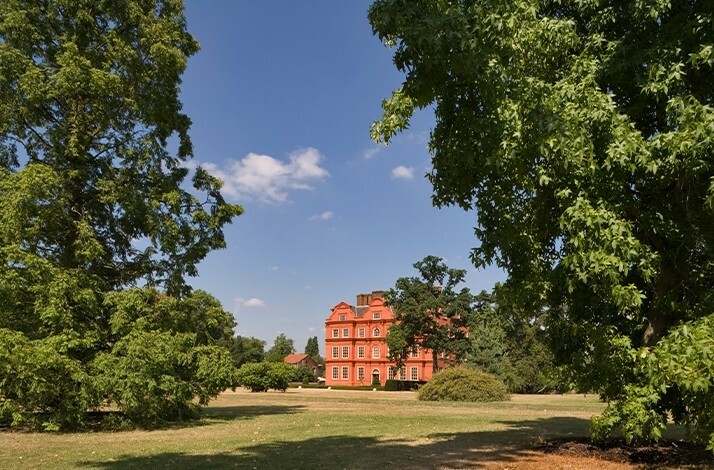 Kew Palace, a historic royal retreat located within Kew Gardens