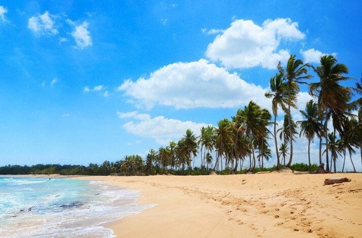 A view of Macao Beach in Punta Cana, Dominican Republic