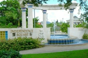 The Independence Square of Bridgetown, Barbados
