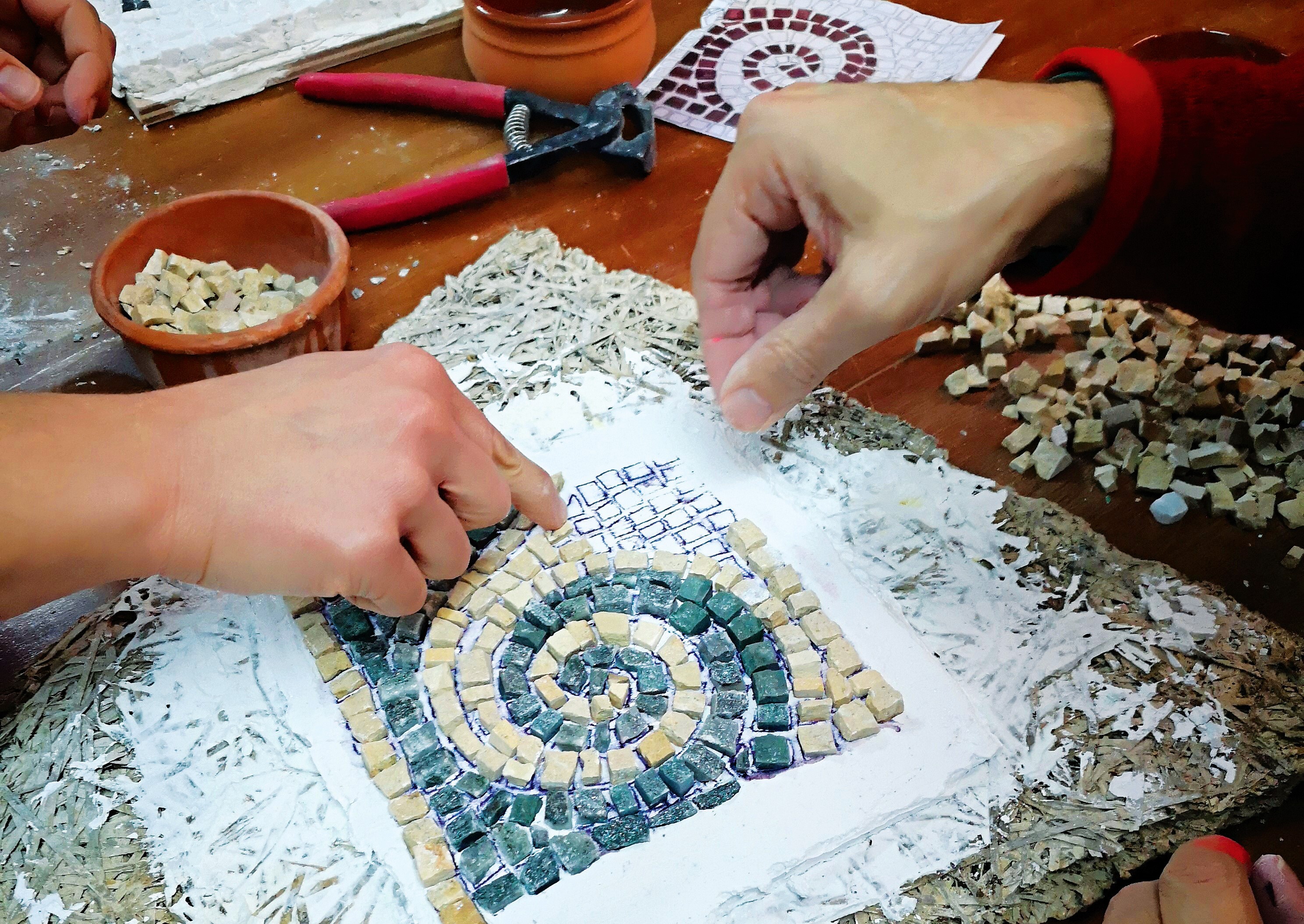 Immerse yourself in an exclusive heritage walk and mosaic art workshop