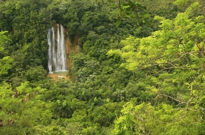 Waterfall in Samaná, Dominican Republic