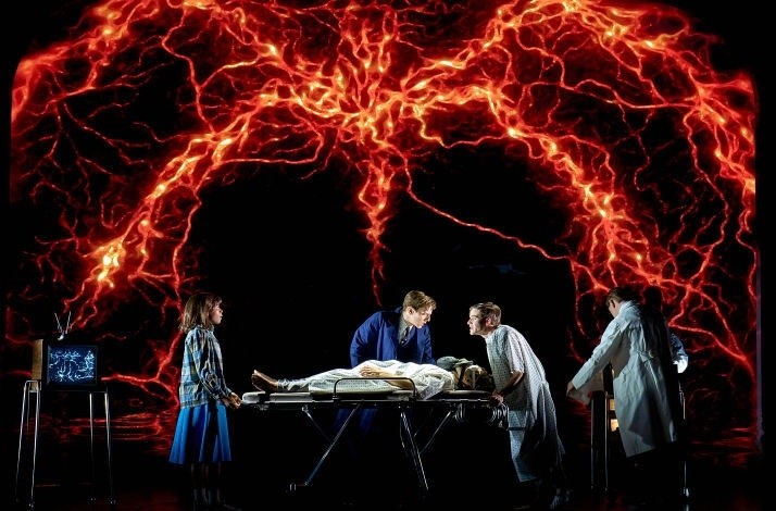 Photo from a live stage performance of Stranger Things: The First Shadow. © Manuel Harlan