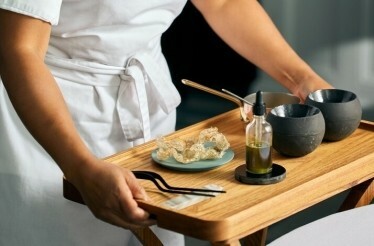 An interesting dish with an unusual presentation from Restaurant Seafood Gastro.