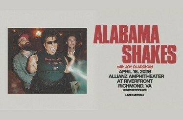 Promotional banner for Alabama Shakes.