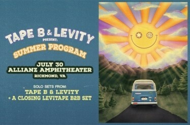 Promotional banner for Tape B x Levity Present Summer Program