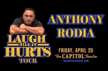 Promotional banner for Anthony Rodia Laugh Till It Hurts Tour