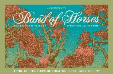 Promotional banner for An Evening With Band of Horses.